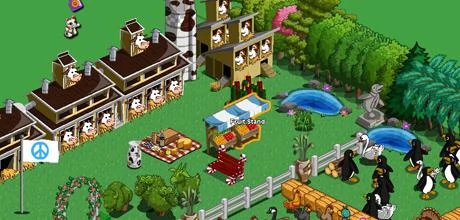 Screen z gry "FarmVille"