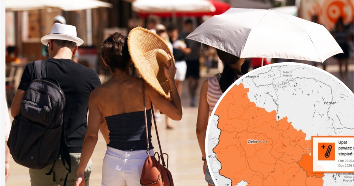 Ekstremalne upały w Polsce: 34°C w trzech województwach, alerty IMGW