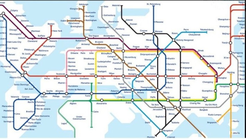 Hyperloop stanice superbrzog voza