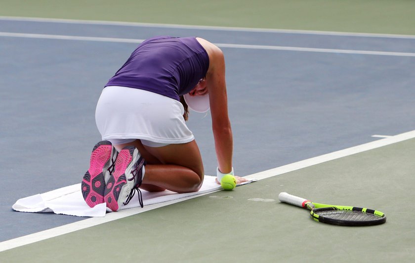 Johanna Konta zemdlała w trakcie meczu US Open z Cwetaną Pironkową