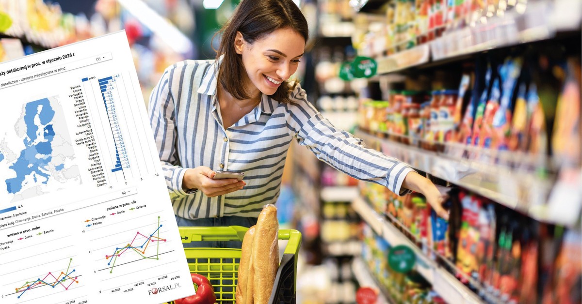 Sprzedaż detaliczna w Polsce. Europa może czuć się zawstydzona