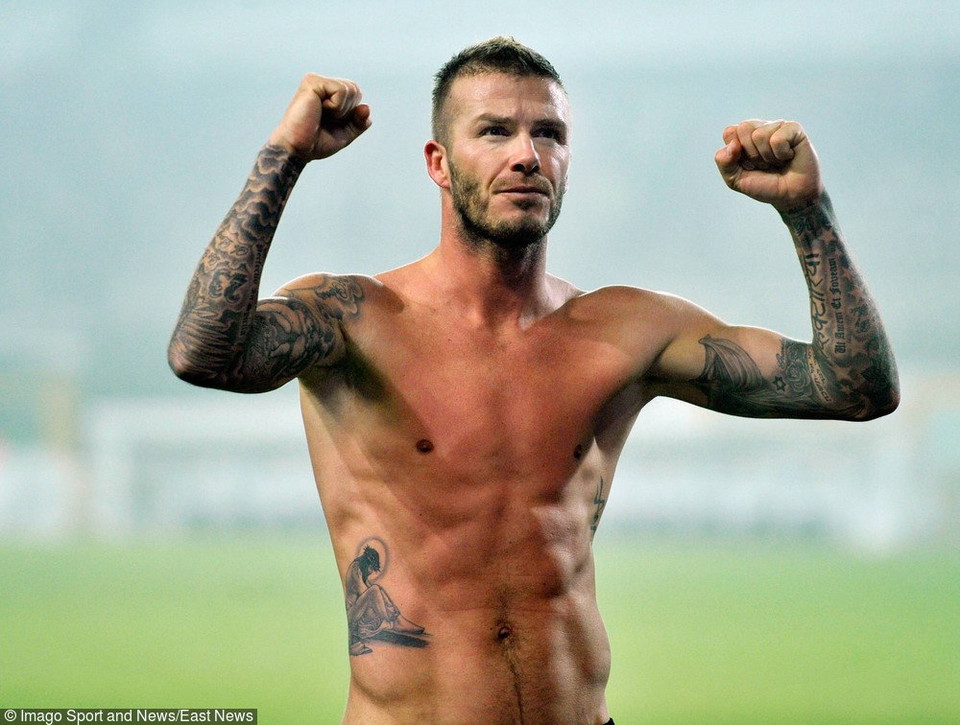 David Beckham w 2010 r.