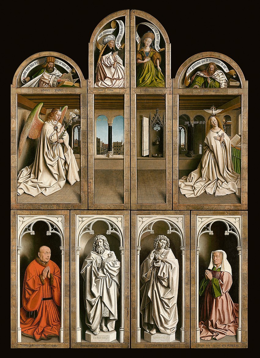 Ganski oltar, zatvoren, posle restauracije
Saint Bavo's Cathedral Ghent