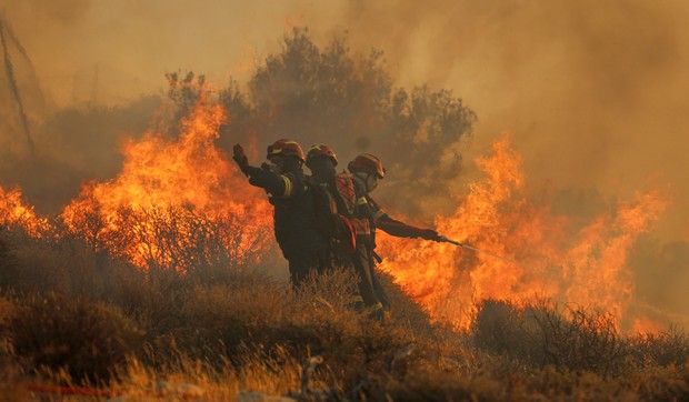Šumski požari na Kritu