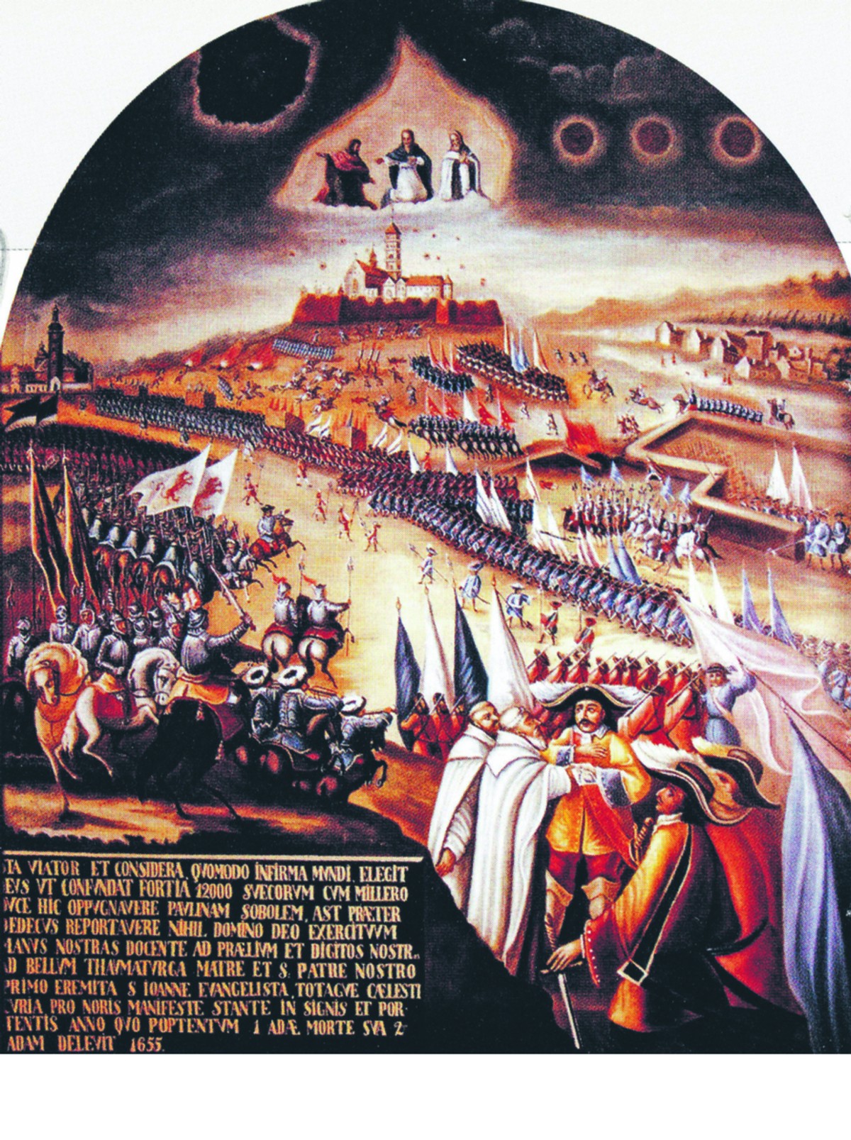 Szwedzi oblegający Jasną Górę w 1655 r. Reprodukcja FoKa/Forum