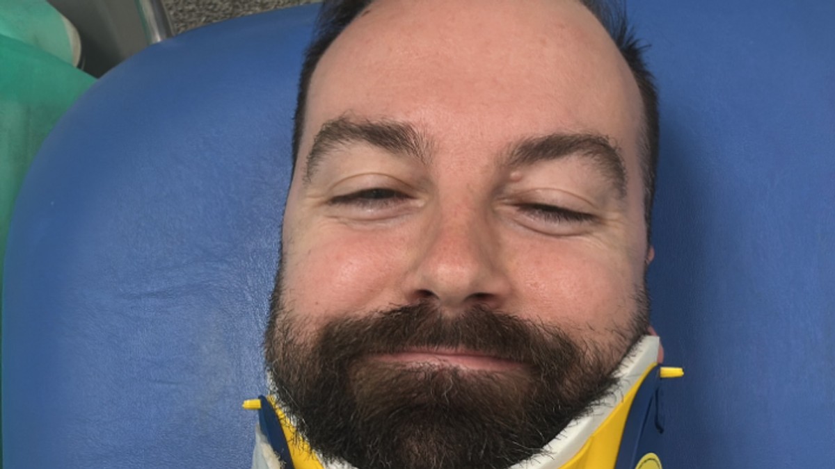 Bogoljub Veličković koji je doživeo tešku saobraćajnu nesreću na eletričnom trotinetu