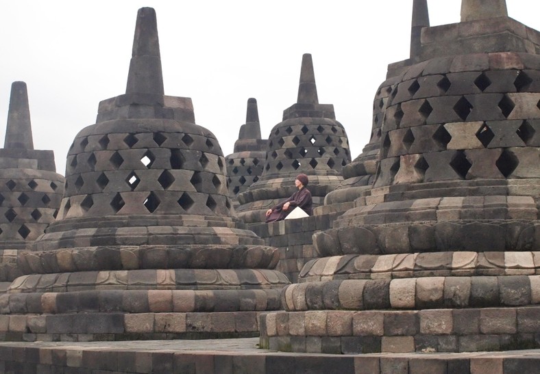 Medytacja w Borobudur, fot. Anna Białek