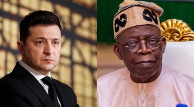 Zelensky congratulates Tinubu, invites him to visit war-torn Ukraine