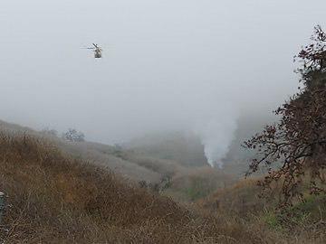 Öten haltak meg a helikopter balesetben / Fotó: kaliforniai seriffhivatal
