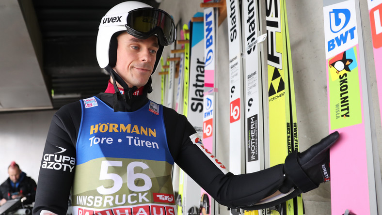 Skoki narciarskie. Piotr Żyła oddał jeden z najdłuższych skoków dnia w Innsbrucku