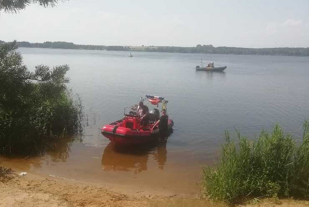 Poszukiwania na Zalewie Sulejowskim