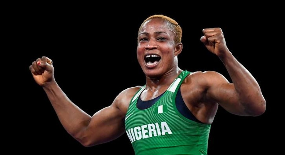 Blessing Oborodudu has won Silver Medal in Women's Wrestling 68KG (Reuters)
