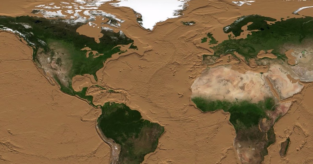 Nasa Slowly Drains The Oceans In An Incredible Animation Revealing