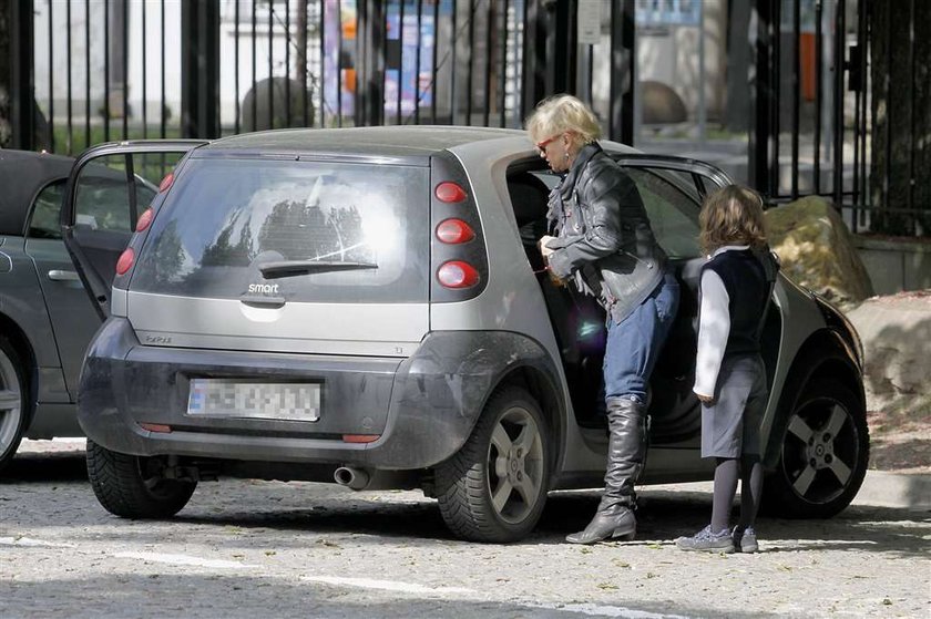 Katarzyna Figura. Jaka fajna z niej mama!