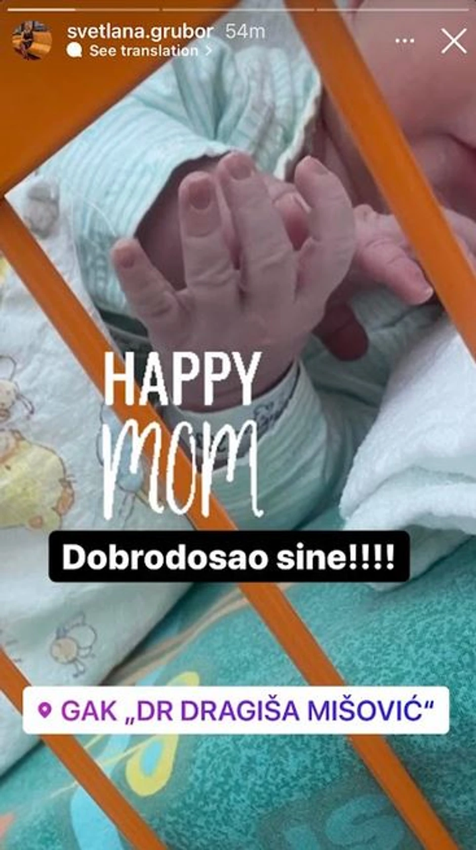 Objava na Instagramu