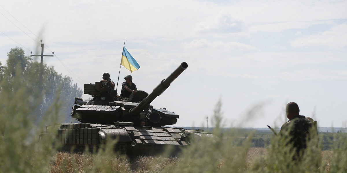 Ukraina. Oddziały partyzanckie mszczą się na Rosjanach na okupowanych terenach. 