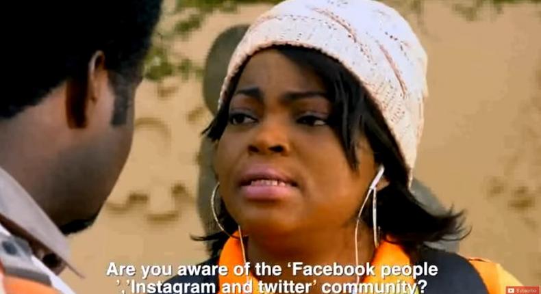 Funke Akindele in episode five of Jenifa's Diary season 1 