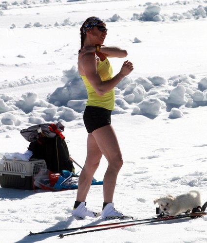 Justyna Kowalczyk trenuje na lodowcu. Polka szykuje się do sezonu