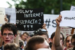 Protesty przeciwko dyrektywie PE, nazwanej Acta 2.0.