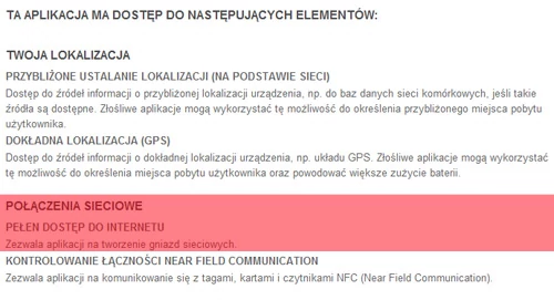 Trudno znaleźć w Android Market aplikację, która nie wymaga zgody na korzystanie z internetu. Jak się okazuje, taka aplikacja uzyskuje także dostęp do naszych fotek