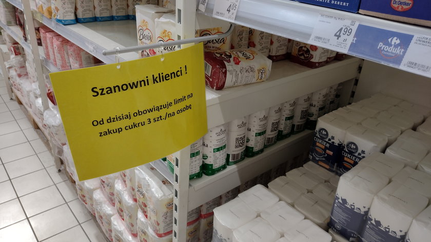 Carrefour drastycznie ograniczył sprzedaż cukru