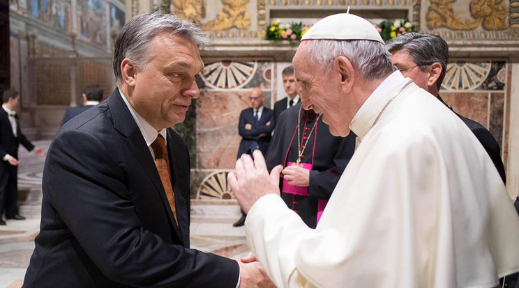 Orbán Viktor tavaly márciusban járt audiencián Ferenc pápánál /Fotó: Orbán Viktor FB-oldala