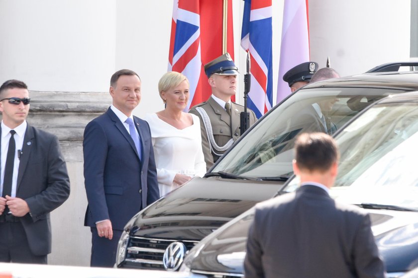 Prezydent Andrzej Duda z małżonką