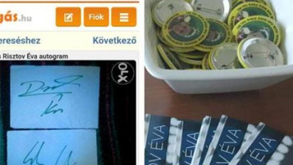 Botrány! Tízezerért árulják az interneten Risztov és Cseh autogramját