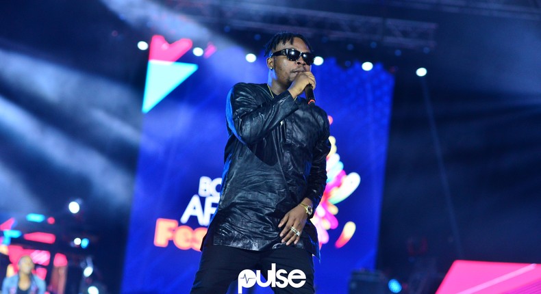 Olamide performing at Born In Africa Festival 2018