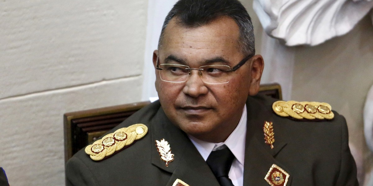 Nestor Reverol, General Commander of the Venezuelan National Guard, attends the annual state of the nation address by President Nicolas Maduro at the National Assembly in Caracas January 15, 2016.