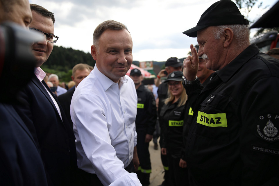 Andrzej Duda odwiedza Myślenice