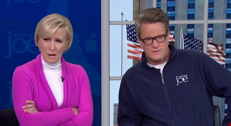 Hosts Mika Brzezinski and Joe Scarborough on Morning Joe.