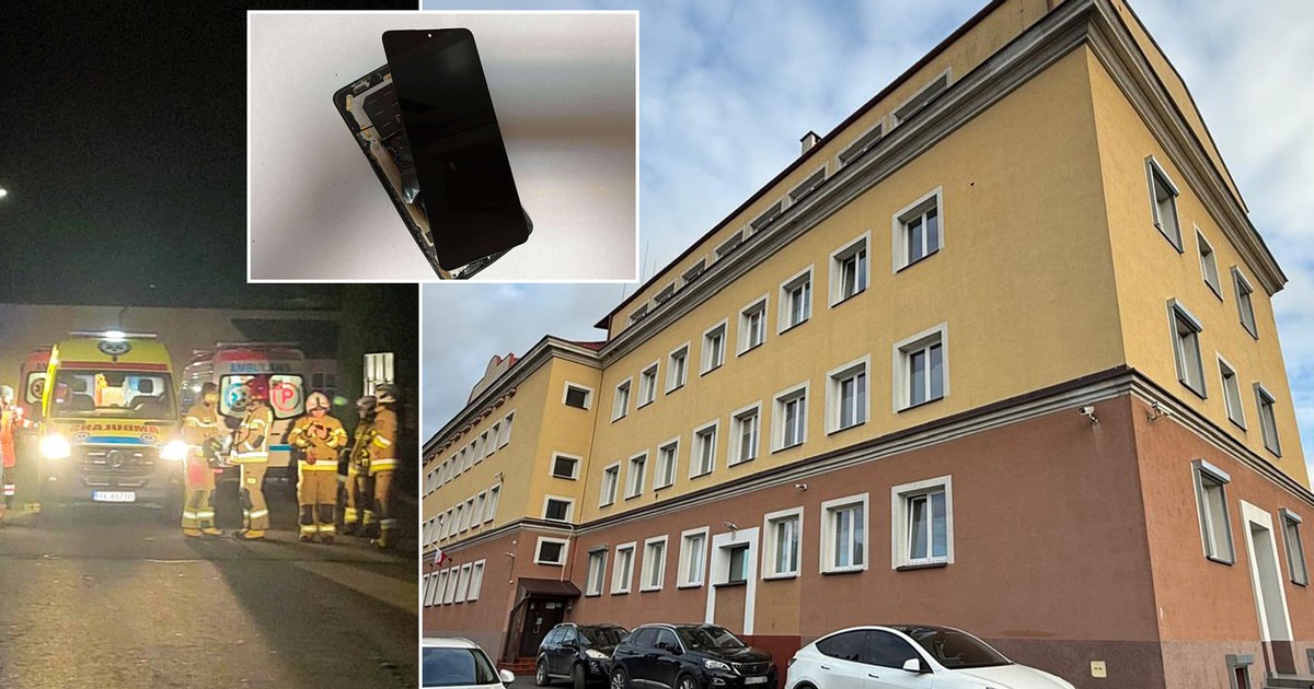 Wybuch telefonu w internacie w Ropczycach. "Kolega przeglądał TikToka"