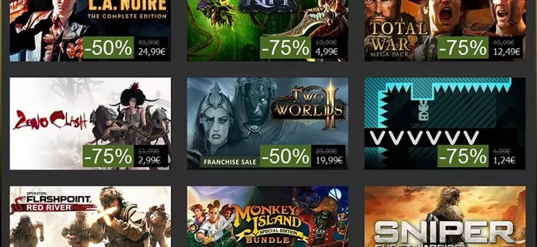 Drugi dzień promocji na Steamie wrażenia nie robi