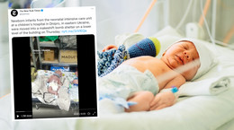 Noworodki gnieżdżą się w szpitalnym schronie po ostrzale Dniepru. &quot;To jest nasza rzeczywistość&quot; [WIDEO]