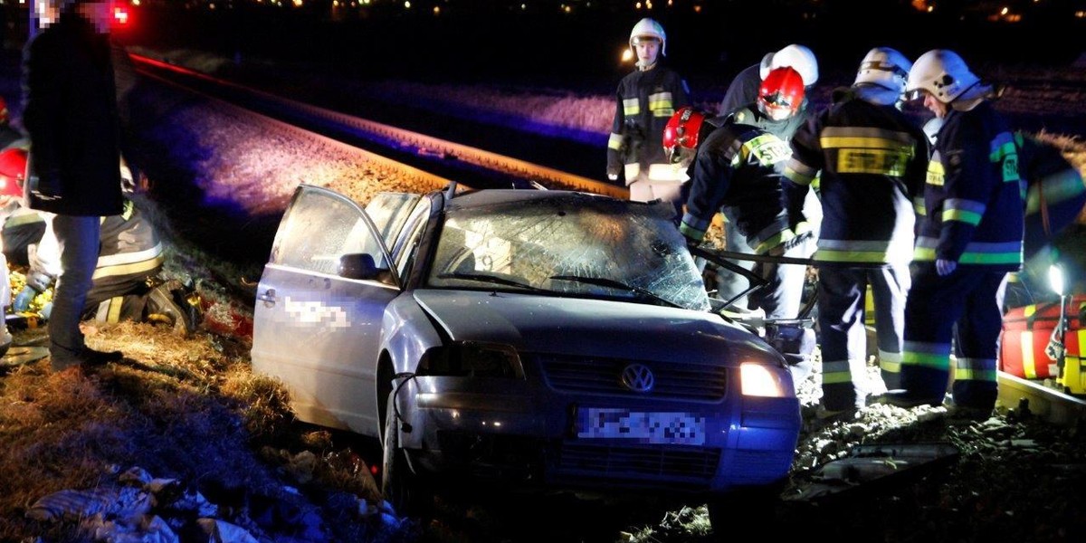 Tragedia na przejeździe kolejowym