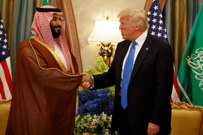 Saudijski princ Mohamed bin Salman i Donald Tramp u Rijadu 2017.