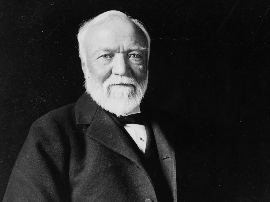 Andrew Carnegie built Carnegie Steel Company, and later donated 90% of his fortune.
