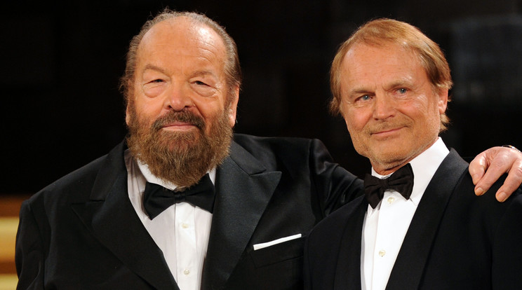 Carlo Pedersolira való emlékezés keretein belül, Bud Spencer és Terence Hill filmjei mától újra képernyőre kerülnek / Fotó: Europress Getty Images