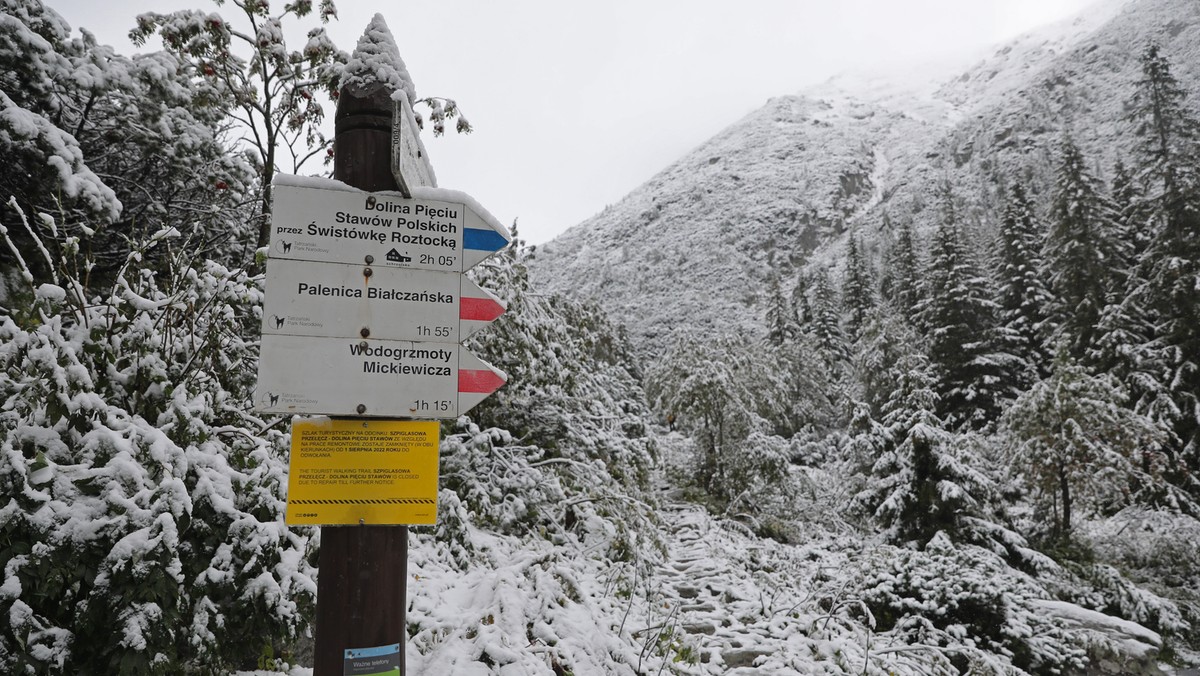 Śnieg w Tatrach