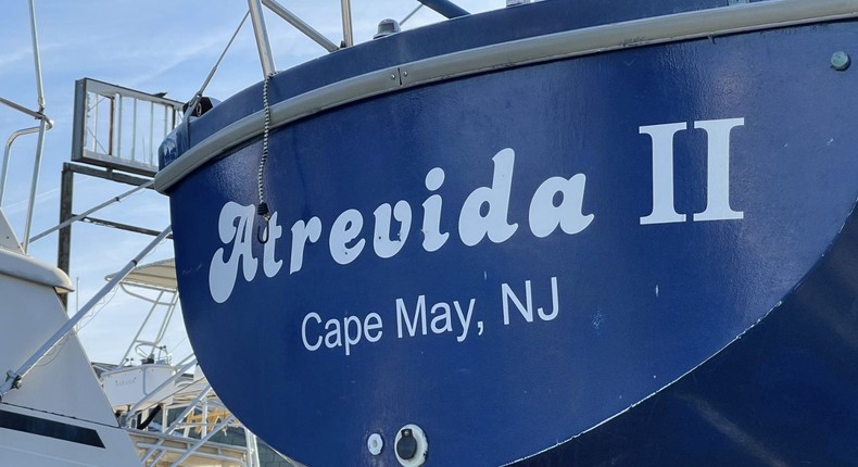 Kevin Hyde and Joe Ditomasso set sail aboard the Atrevida II sailboat from Cape May, New Jersey.United States Coast Guard