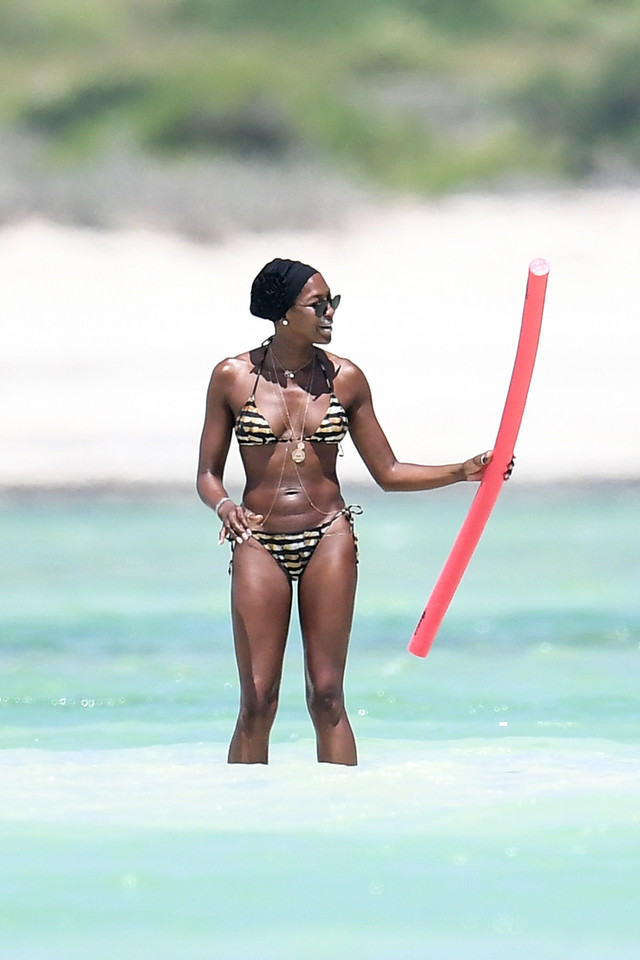 Naomi Campbell na wakacjach w Kenii