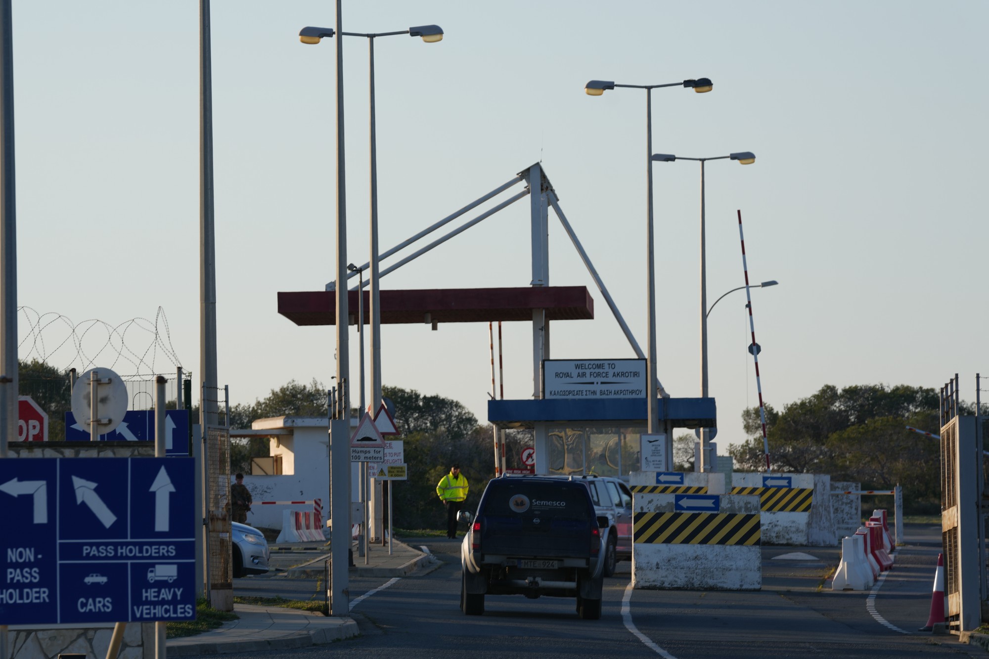 Britská základňa Akrotiri na Cypre. 