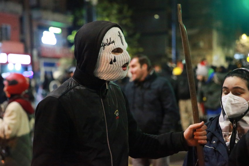 Protesti u Tbilisiju, Gruzija, 3. decembra