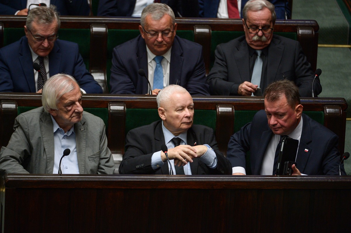 Ryszard Terlecki, Jarosław Kaczyński, Mariusz Błaszczak