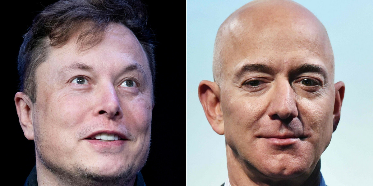 Elon Musk i Jeff Bezos mają za sobą ciężki rok.