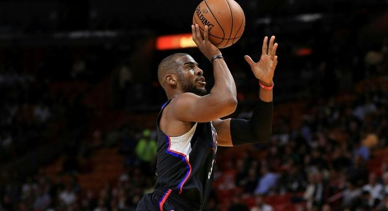 LA Clippers' Chris Paul has become the 10th player in league history to reach 8,000 assists, finishing a Sunday night game against Miami Heat with 8,012