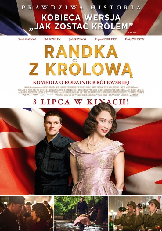 "Randka z królową" - plakat