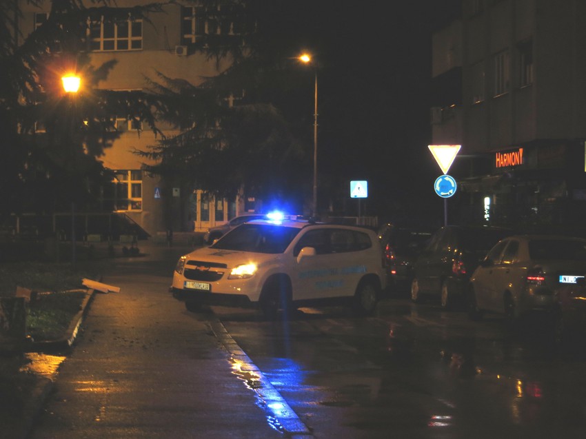 Mesto napada kod OŠ "Učitelj Tasa" u Nišu gde je izboden Viktoir J.