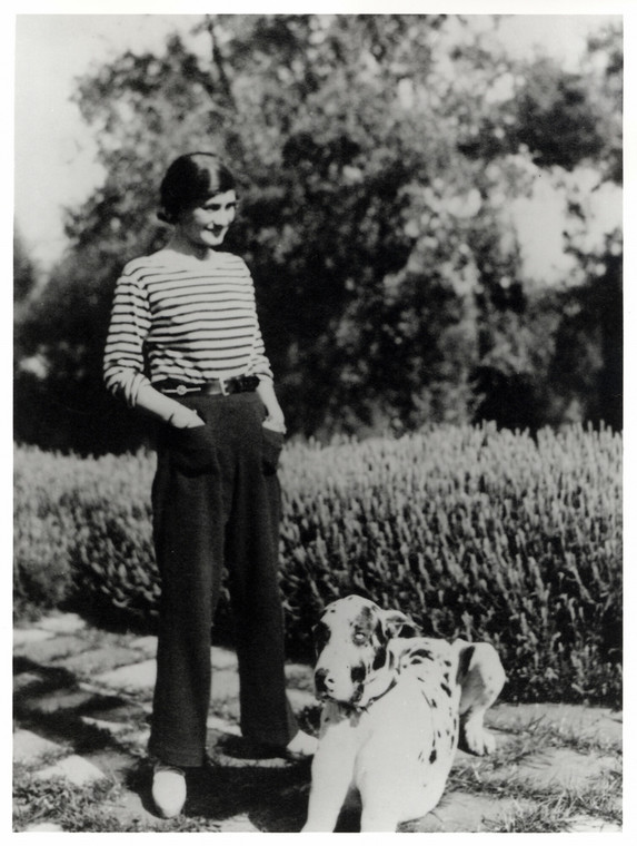Coco Chanel z psem Gigotem